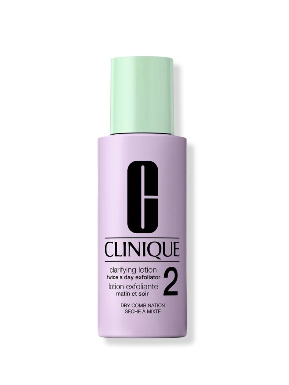 Clinique Clarifying Lotion Twice a Day Exfoliator, For Skin 2, 2oz, New
